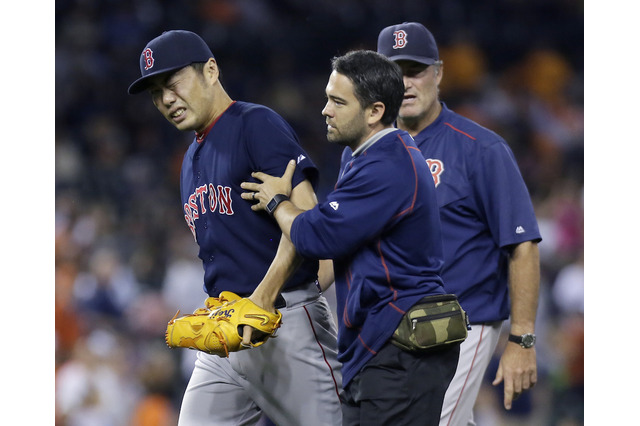 【MLB】レッドソックス・上原、やっぱり折れていた…右手首骨折が判明 画像