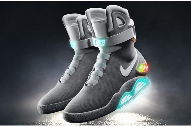 ナイキ、バック・トゥ・ザ・フューチャーを現実に！自動で靴ひもが閉まる「THE 2015 NIKE MAG」発表 画像