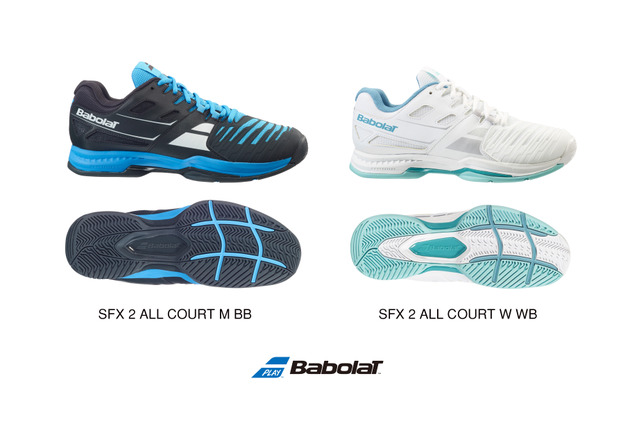 バボラの幅広テニスシューズ「SFX 2」…安定性とクッション性が特徴 画像