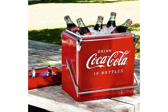 100倍おいしくコーラを飲む！懐かいデザインが新しいピクニッククーラー 画像