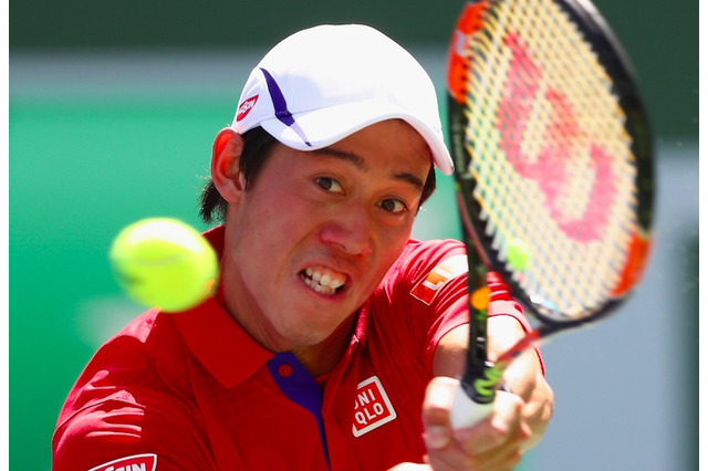 錦織圭、2年連続ベスト16進出…BNPパリバ・オープン 画像