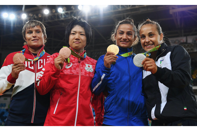 【リオ2016】柔道女子52キロ級・中村美里、銅メダル獲得「悔しい」 画像