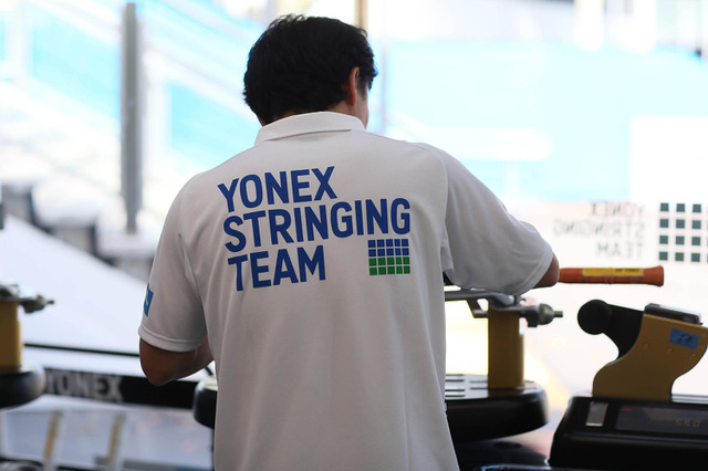 ヨネックス、テニス9大会にストリンギングチームを派遣 画像