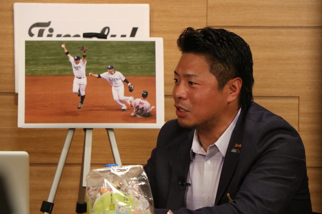 岩村明憲、レイズ優勝決定時のエピソードを明かす…ウィニングボールが2コあった？…裏話トーク（3） 画像