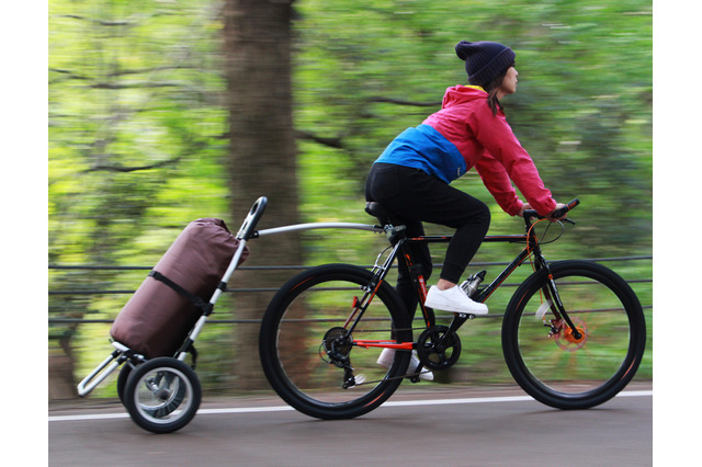 長尺物も運べる自転車用「モバイルサイクルトレーラー」発売 画像