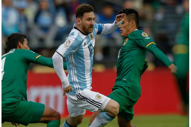 メッシ出場停止のアルゼンチン、ボリビアに敗れて南米予選5位に後退 画像