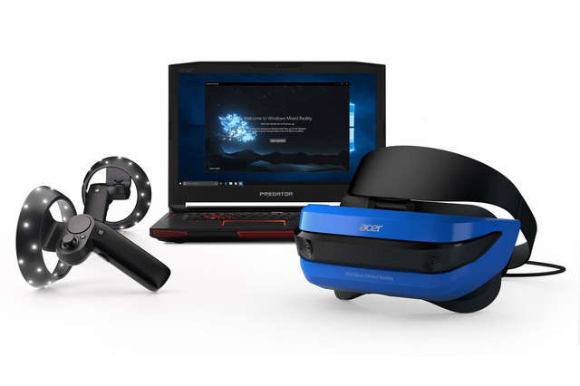 マイクロソフト、VR/MR向けコントローラーを発表―本体セットで399ドルの低価格、開発キット予約も開始 画像