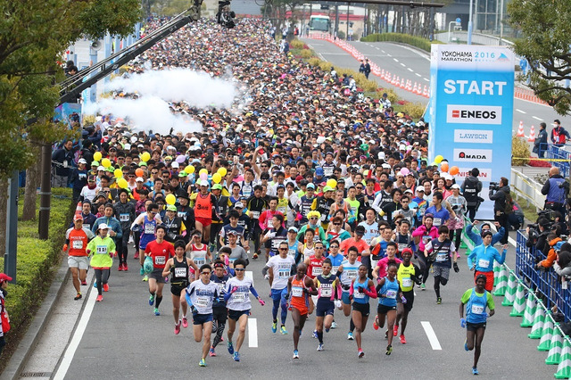 「横浜マラソン2017」エントリー数7万人超え…フルマラソンの倍率は2.7倍 画像