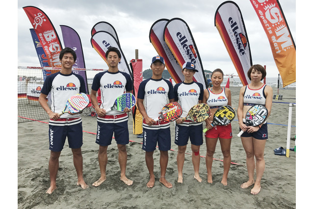 エレッセ、国別対抗戦出場のビーチテニス日本代表にオフィシャルウエア提供 画像