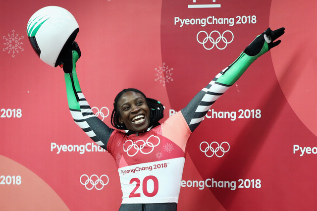 【平昌オリンピック】NBA初の女性選手になることを夢描いた少女は、アフリカ勢初のボブスレー選手に。 画像