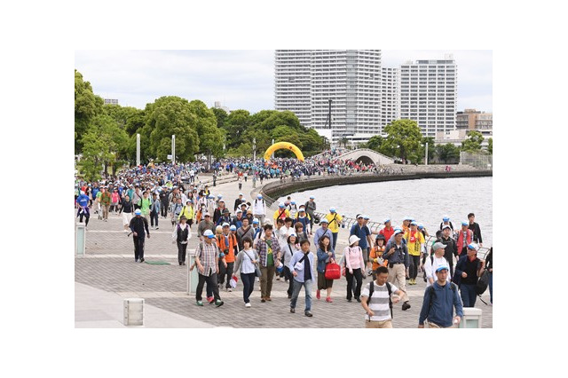 上村愛子と横浜の名所を歩くチャリティーイベント「WFPウォーク・ザ・ワールド」開催 画像