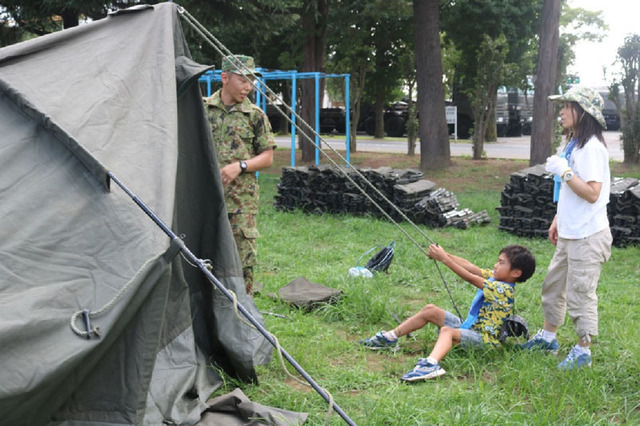 自衛隊施設内でキャンプ！「親と子のアウトドアキャンプ」8月開催 画像