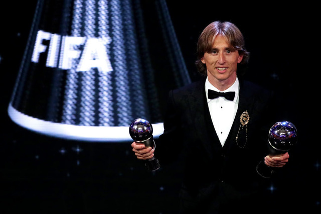 ロシアW杯MVP、バロンドール…モドリッチが2018年に受賞した4つの個人賞を紹介 画像