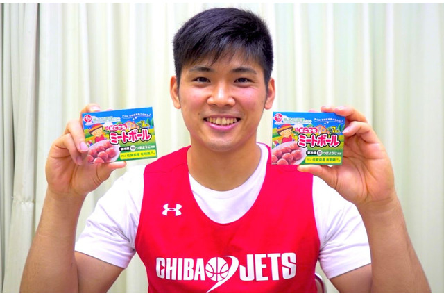 千葉ジェッツオフィシャルパートナーに石井食品　原修太がミートボールにまつわる思い出を語る 画像