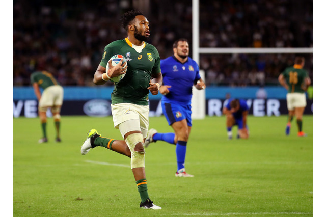 南アフリカ代表 ルカニョ・アムが準々決勝へ意気込み　「日本がいかに成長してきたかを、僕らは目の当たりにした」 画像