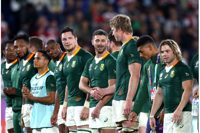 決勝進出の南アフリカ代表、試合後のロッカールームからファンにメッセージ 画像