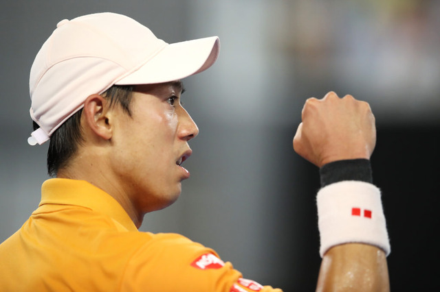 【全豪オープン】錦織圭、ホテルの朝食にニッコリ笑顔を見せる　ジョコビッチ戦への準備は万端？ 画像