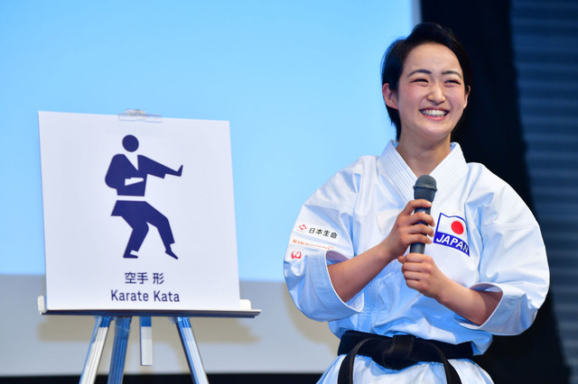 清水希容、五輪イヤーに向け「悔いなく」　空手「形」は東京五輪で正式種目に 画像