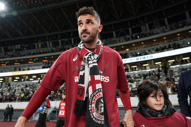 ダビド・ビジャ、ヴィッセル神戸ファミリーに「おめでとう」　天皇杯優勝で引退 画像