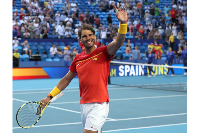 ラファエル・ナダル率いるスペインが日本を下す スポーツマンシップ賞の表彰では「優れたテニス選手である以上に、いい人として」 画像