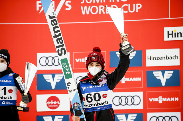 【スキー】高梨沙羅が今季2勝目、自身の歴代最多優勝記録を59に更新　ノルディック世界選手権代表にも選出 画像