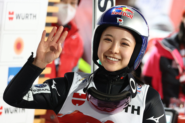 【スキー】高梨沙羅、個人種目初の金メダル獲得へ 1位で予選を通過 画像