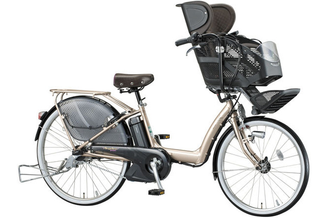走行距離を伸ばした幼児2人同乗の電動アシスト自転車 画像