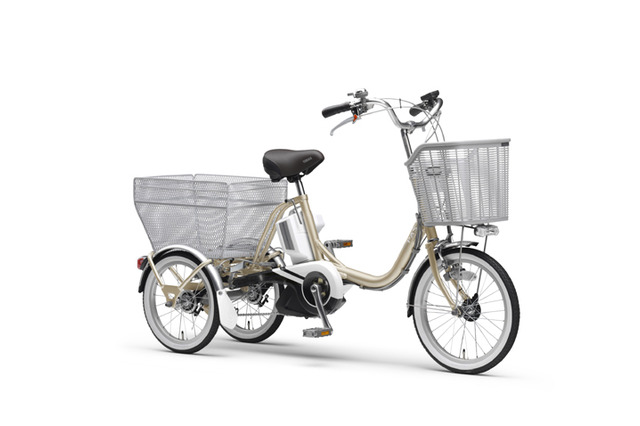積載性、安定追求の三輪電動アシスト自転車「PAS ワゴン」2014年モデル 画像