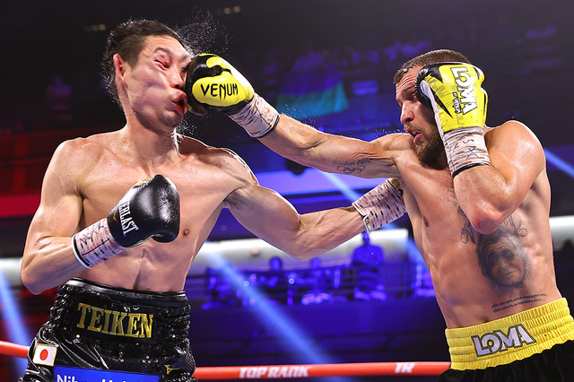 【ボクシング】ロマチェンコ、異名通りの正確無比な技巧で9回TKO勝利 中谷正義は粘りを見せるも完敗 画像