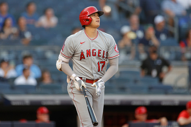 【MLB】大谷翔平、再びゲレーロJr.に並ぶ2試合連続26号　ヤンキー・スタジアム“初安打”は打球速度188キロ弾 画像