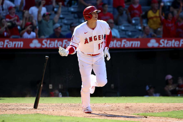 【MLB】大谷翔平、5打席連続三振も9回裏ツーアウトから34号2ラン 画像