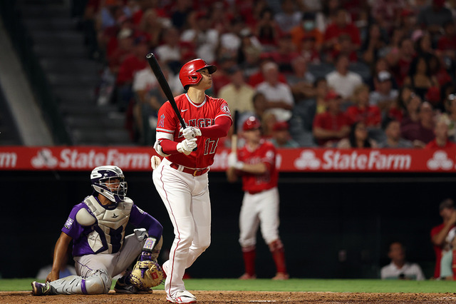 【MLB】大谷翔平、打った瞬間確信の今季36号　登板翌日に飛距離141メートルの衝撃弾は「信じられない」 画像