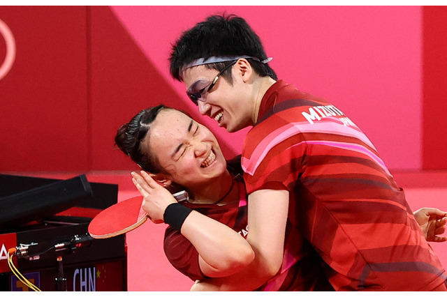 【東京五輪／卓球】水谷・伊藤ペア、卓球で日本初の金「中国に今までのすべてのリベンジができた」 画像