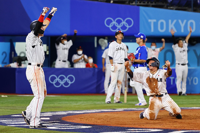 【東京五輪／野球】侍ジャパン、“宿敵”韓国破り決勝進出　山田哲人の一振りで接戦制し「金」王手 画像