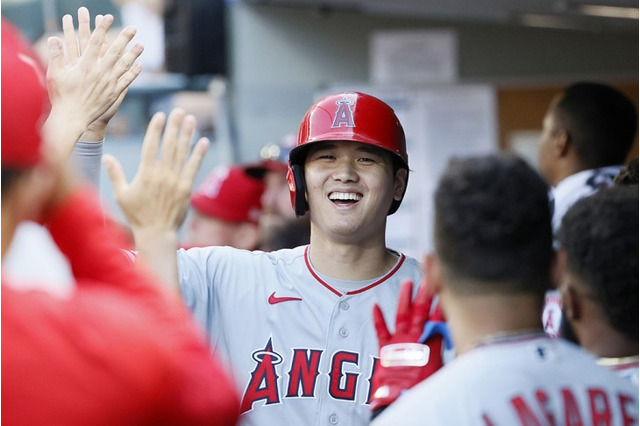 【MLB】「自分にとっても特別」大谷翔平、選手間投票で年間最優秀選手に選出　地元紙は今後の賞レースにも期待 画像