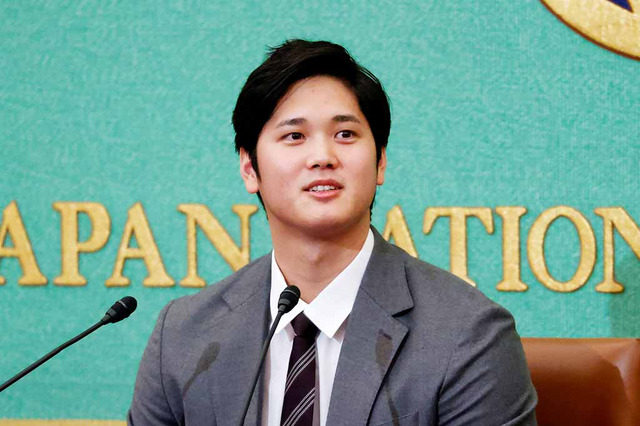 【MLB】大谷翔平、帰国記者会見一問一答、さらなる自身の躍進に期待感「もっと高いレベルで数字を残せる」 画像