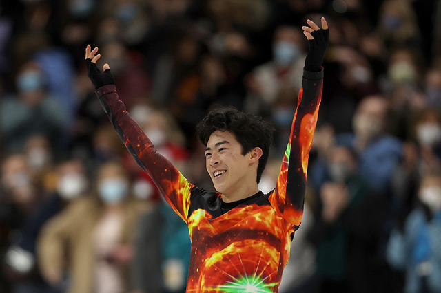 【フィギュア】ネイサン・チェン「羽生結弦相手にエラーは許されない」北京五輪での直接対決へ向けて決意 画像