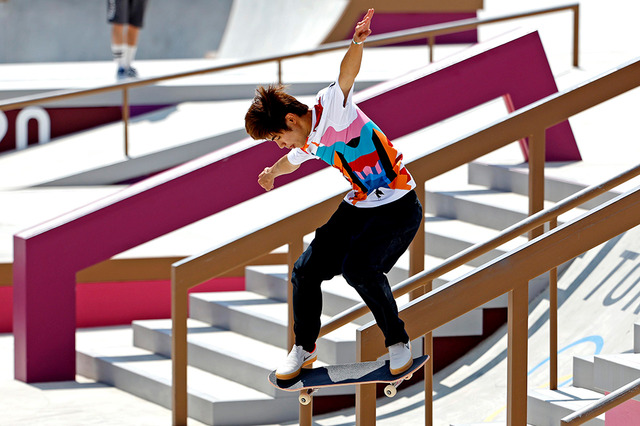 【東京五輪／スケートボード】堀米雄斗が新種目で金メダル　「すごいシンプルだが、すごい嬉しい」 画像