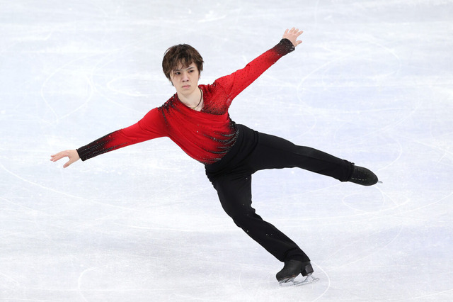 【世界フィギュア】宇野昌磨はSP歴代3位となる109.63点で首位 鍵山優真が2位、友野一希3位で日本勢が1−2−3 画像