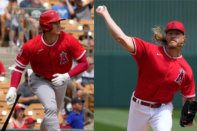 【MLB】大谷翔平と二枚看板を形成するノア・シンダーガードが初登板で快投　MLB公式も2人を「最強デュオ」に選出 画像