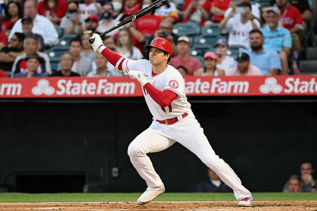 【MLB】大谷翔平、「1番DH」スタメン トラウト復活で今季4号の“援護射撃”となるか 画像