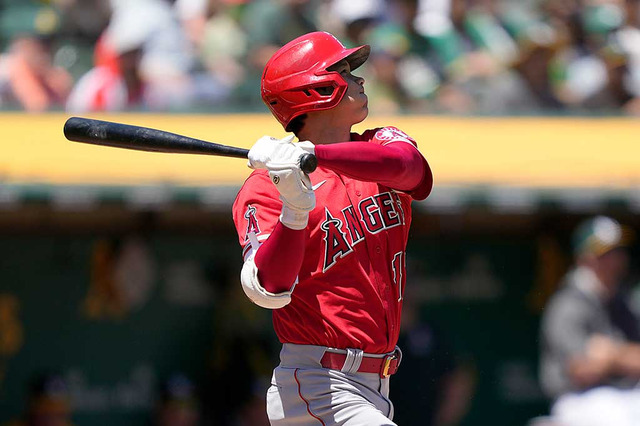 【MLB】大谷翔平、「3番DH」スタメン　“量産態勢”の9号アーチで「日米通算150本塁打」達成なるか 画像
