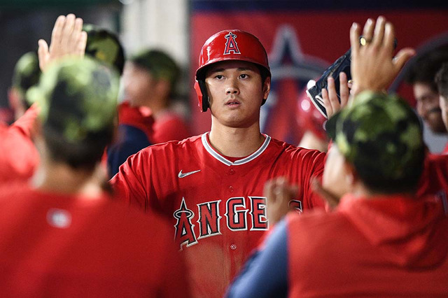 大谷翔平が久々のトップバッターで躍動　今季12度目マルチ安打、同僚トラウトはMLB史上3人目の偉業達成 画像