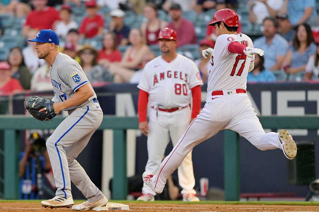 【MLB】大谷翔平、一塁までわずか4.1秒の“俊足”内野安打を記録も、エンゼルスは連勝「3」でストップ 画像