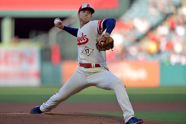 【MLB】大谷翔平、6回途中無失点で7勝目の権利 毎回の11奪三振快投に本拠地ファンも総立ち 画像