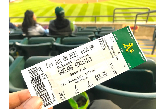 【MLB】Take Me Out to the Ball Game　オークランド・アスレチックス観戦記 画像