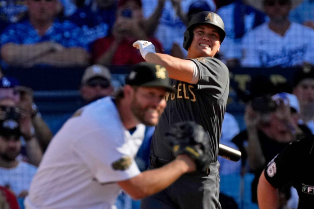 【MLB】大谷翔平、オールスター初安打！　第1打席でカーショーからセンター前　イチロー、松井秀喜に次ぎ日本人3人目 画像