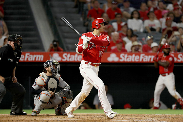 【MLB】大谷翔平、3試合ぶり31号2ランはMVPを引き寄せるライトへの179キロ弾丸ライナー弾 画像