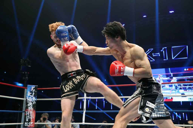 【K-1】“ゴールデンボーイ”金子晃大、初の国際戦で戦慄40秒殺「鈴木真彦選手とまた闘いたい」 画像