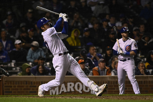 【MLB】鈴木誠也、3試合ぶり13号はセンターへの特大133m弾　実況も「グッバイだ！」と大興奮 画像